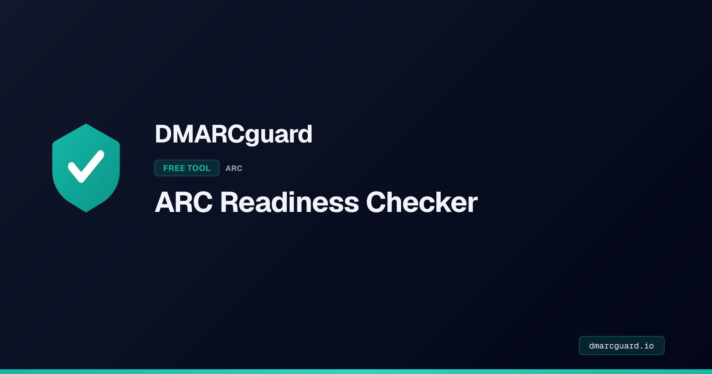 ARC Checker: Test Your Domain's ARC Readiness | DMARCguard