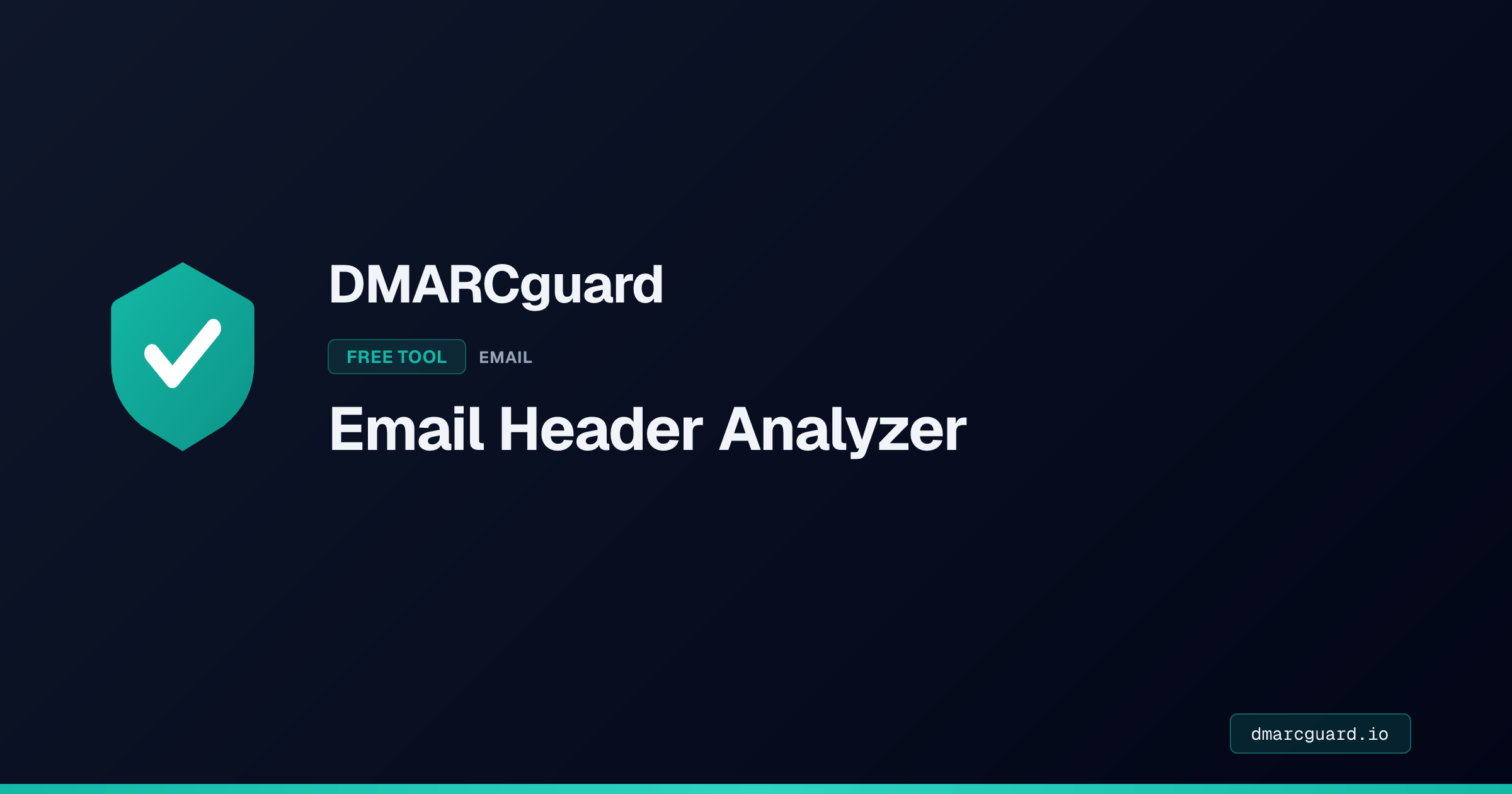 Free Email Header Analyzer — Decode & Trace Headers | DMARCguard